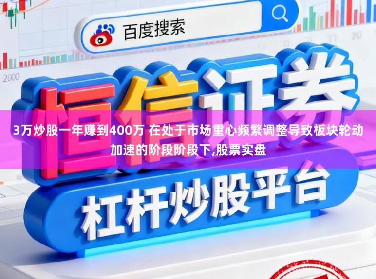 3万炒股一年赚到400万 在处于市场重心频繁调整导致板块轮动加速的阶段阶段下,股票实盘
